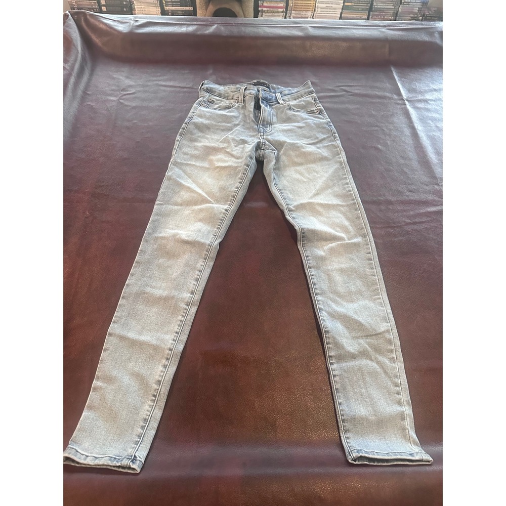 Aeropostale Womens High Rise Jegging Light Wash Skinny Jeans Size 0 Regular